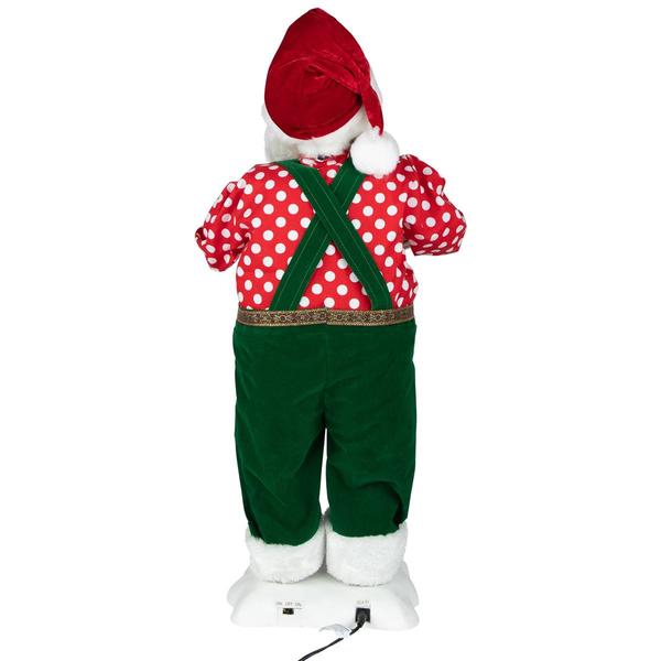 Northlight 24in. Animated Santa Claus Christmas Figurine alternate view