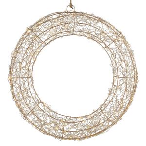 Northlight 18in. LED Gold Wire Wreath