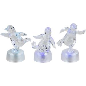 Northlight LED Penguin Christmas Decor - Set of 3 alternate view