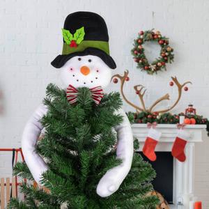 Northlight 25in. Plush Snowman Christmas Tree Topper alternate view