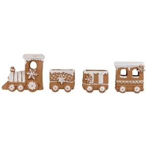 Northlight 17.75in. Frosted Gingerbread Train Decor