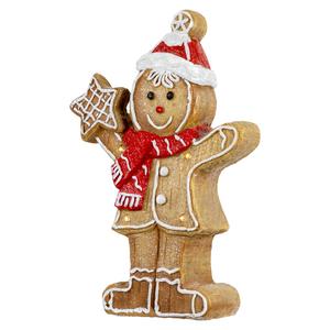 Northlight 15.5in. LED Gingerbread Boy Christmas Figure alternate view