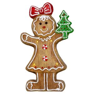 Northlight 15.2in. LED Gingerbread Girl Christmas Figure