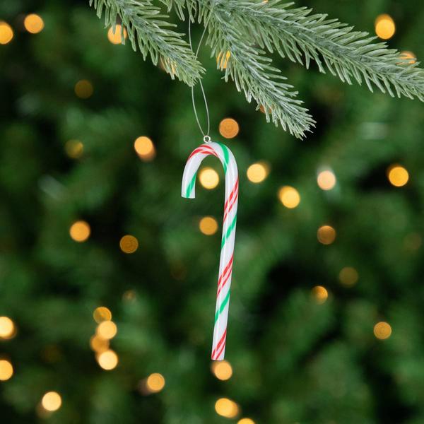 Northlight 12ct. Multicolor Twist Candy Cane Ornaments alternate view