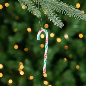 Northlight 12ct. Multicolor Twist Candy Cane Ornaments alternate view