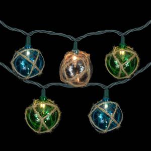 Northlight 6ft. Natural Jute Wrapped Christmas Lights alternate view