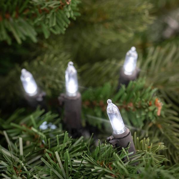 Northlight 100ct. Pure White LED Mini Christmas Lights alternate view