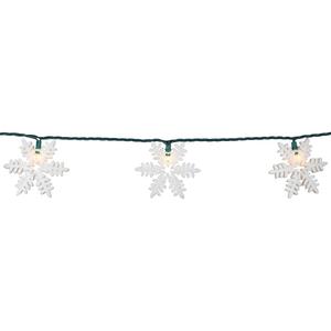 Northlight 6ft. Glittered Snowflake Christmas Light Set alternate view