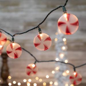 Northlight 10ct. Peppermint Candies Christmas Lights