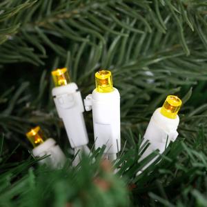 Northlight 100ct. LED White Wire Yellow Christmas Lights alternate view