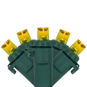 Northlight 100ct. LED Green Wire Yellow Christmas Lights