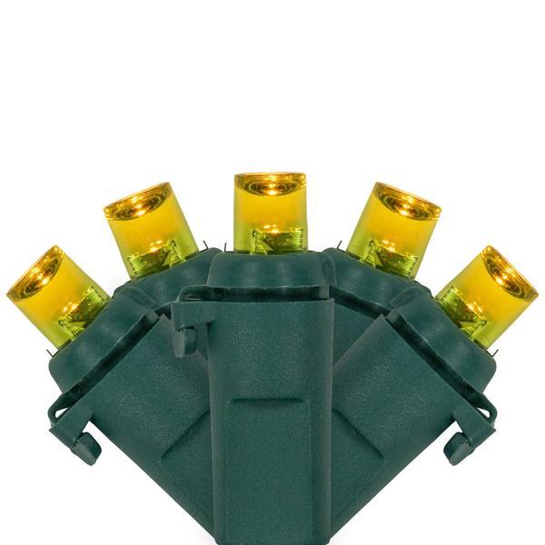 Northlight 100ct. LED Green Wire Yellow Christmas Lights