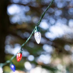 Northlight 16ft. Patriotic LED C7 Light Set - Green Wire alternate view