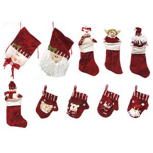 CMI 10pc. Red Christmas Stocking & Gift Bag Set