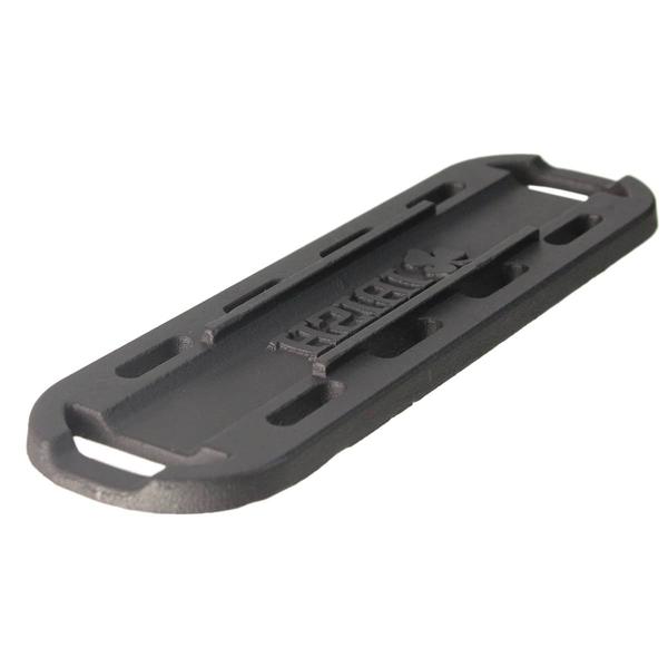 St. Patrick's Shamrock 8in. Black Cast Branding Grill alternate view