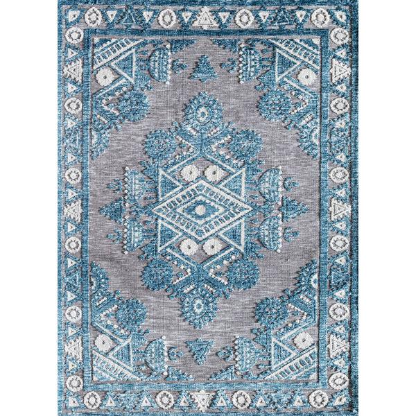 Rugs America(tm) Gianna Blue Wonder Rectangular Area Rug