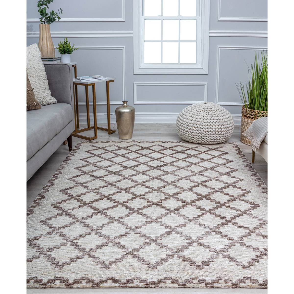 Rugs America(tm) Gianna Royal Ivory Rectangular Area Rug