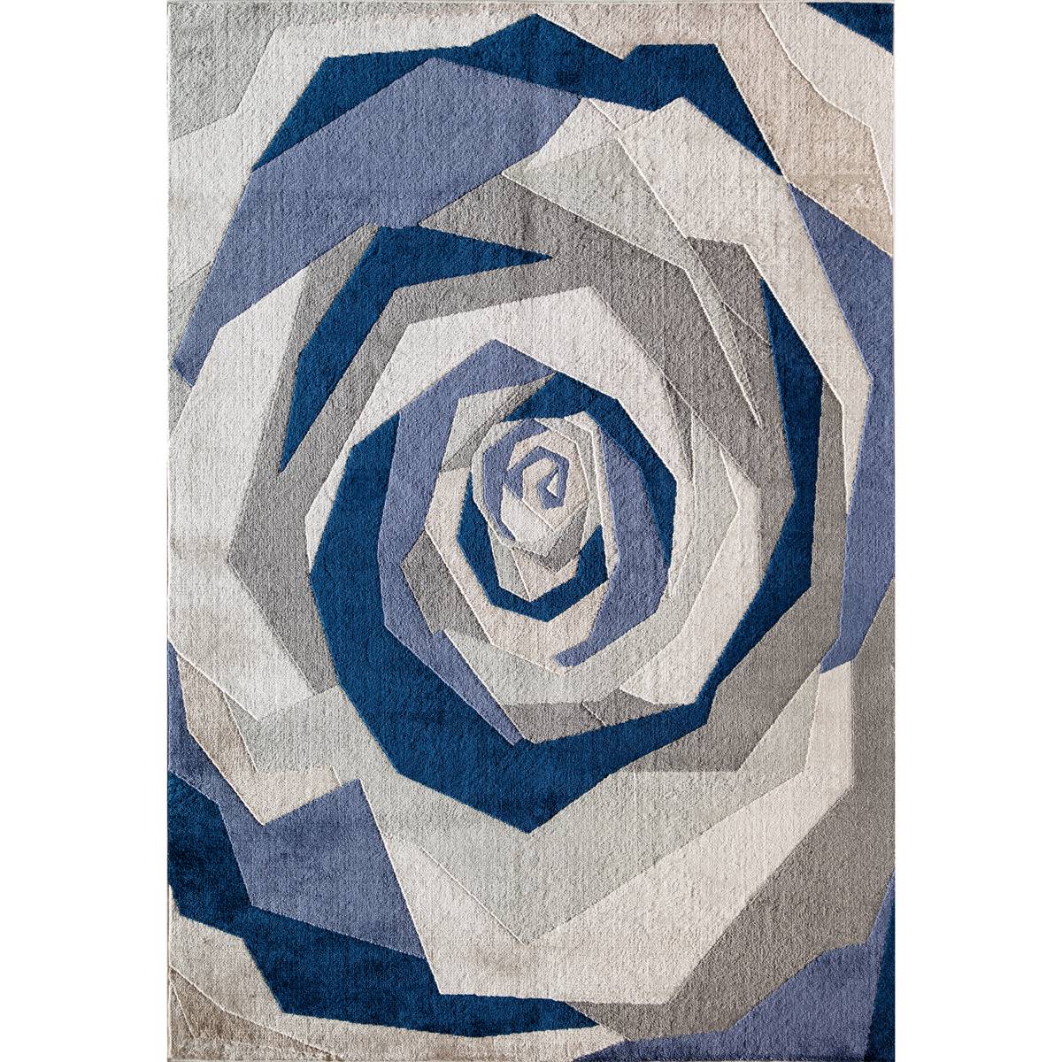 Elizabeth Sutton Vera Large Rose Rectangular Area Rug