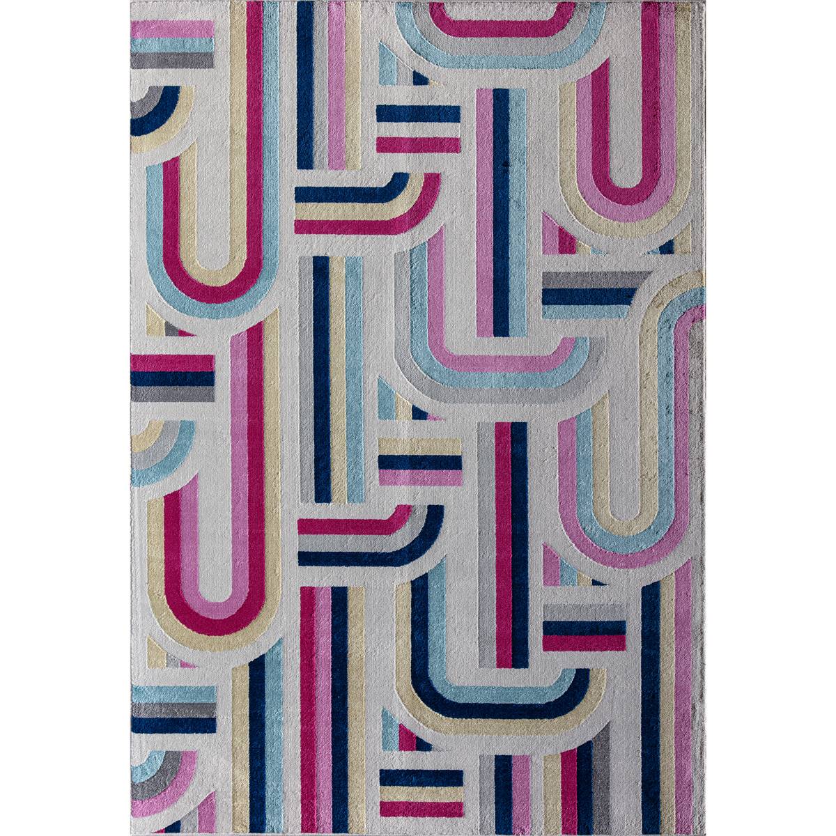 Elizabeth Sutton Vera Retro Rectangular Area Rug