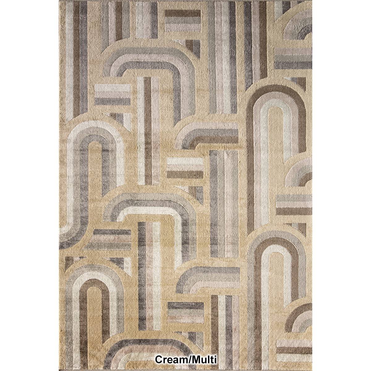 Elizabeth Sutton Vera Retro Rectangular Area Rug