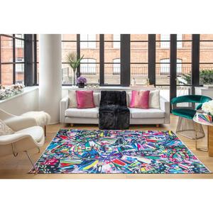 Elizabeth Sutton Maisie Chasing Rainbows Rectangular Area Rug alternate view