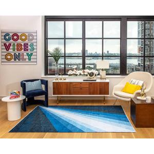 Elizabeth Sutton Maisie Violets Are Blue Rectangular Area Rug alternate view