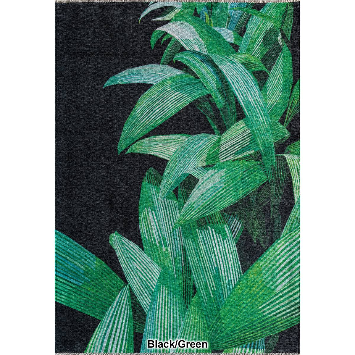 Elizabeth Sutton Maisie Palm Tree Rectangular Area Rug