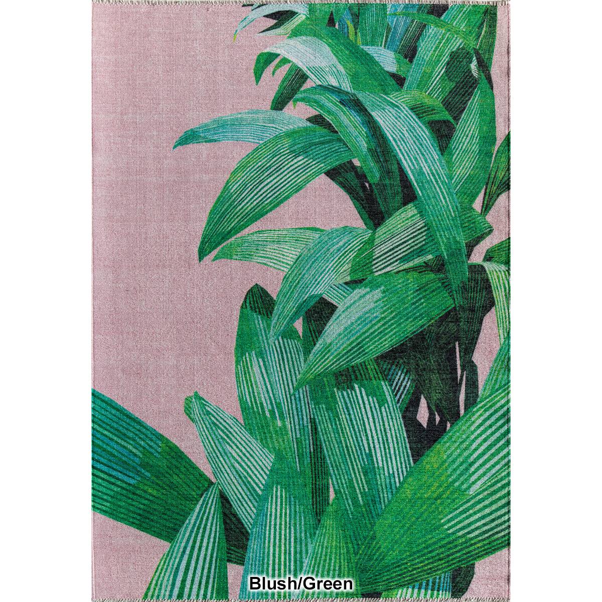 Elizabeth Sutton Maisie Palm Tree Rectangular Area Rug