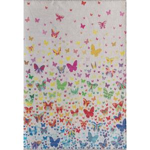 Elizabeth Sutton Maisie Butterflies Rectangular Area Rug