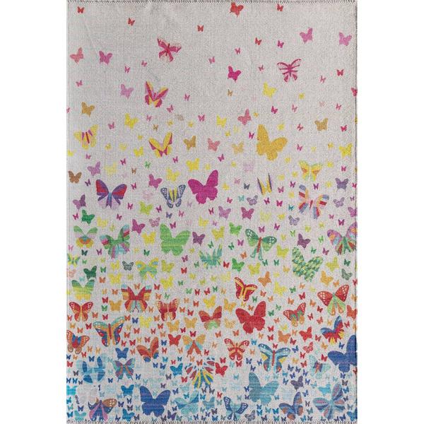 Elizabeth Sutton Maisie Butterflies Rectangular Area Rug