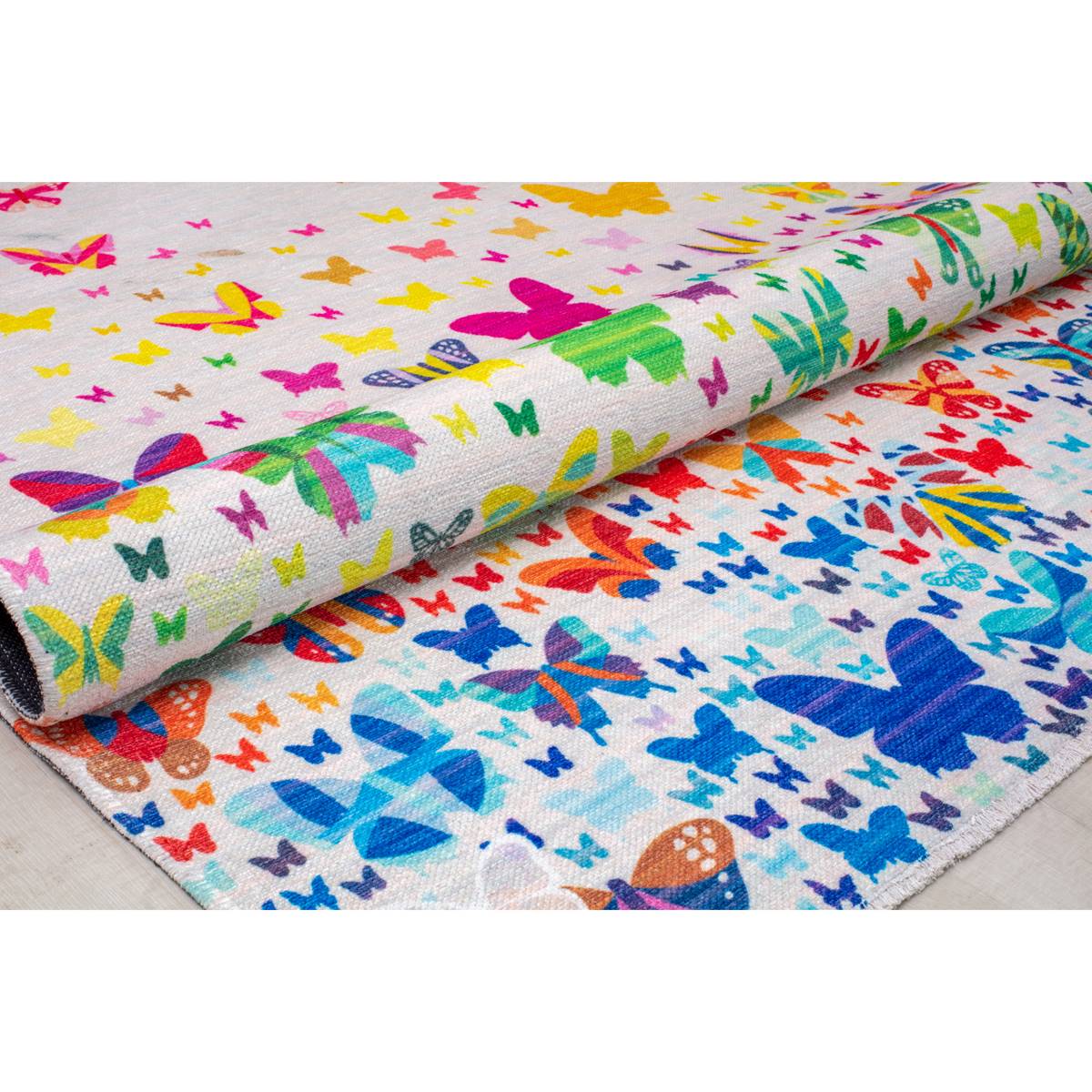 Elizabeth Sutton Maisie Butterflies Rectangular Area Rug