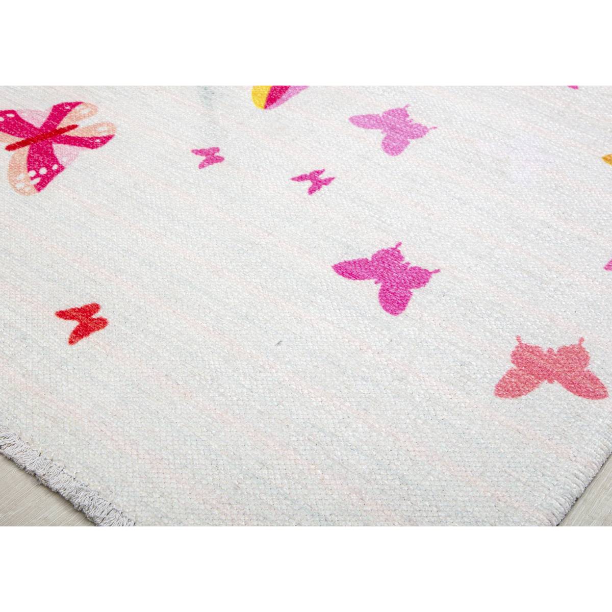 Elizabeth Sutton Maisie Butterflies Rectangular Area Rug