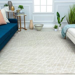 Mason Brooks Azalea Geometric Crisscross Contemporary Area Rug alternate view