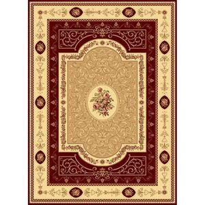 Rugs America(tm) New Vision F. Aubusson Rectangle Area Rug - Cherry