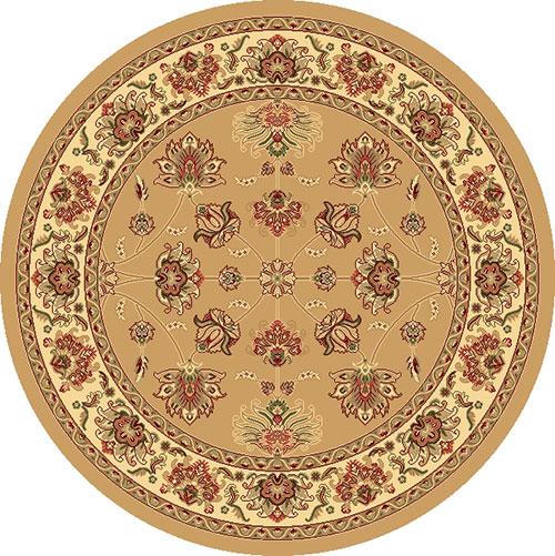 Rugs America(tm) New Vision Kashan Round Rug - Berber