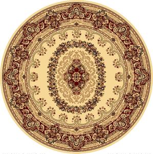 Rugs America(tm) New Vision Kerman Round Rug - Cream