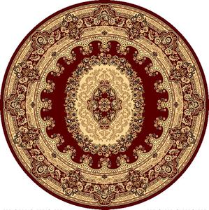 Rugs America(tm) New Vision Kerman Round Rug - Red