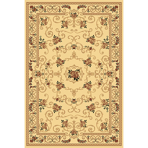 Rugs America(tm) New Vision Souvanerie Rectangle Rug-Cream