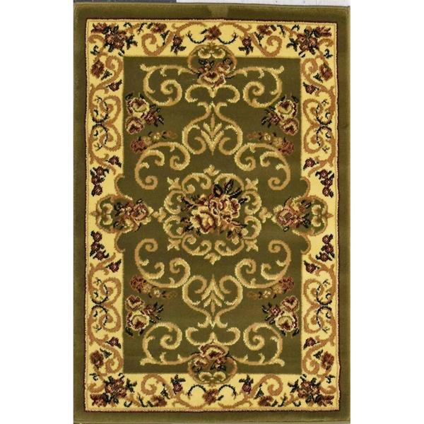 Rugs America(tm) New Vision Souvanerie Rectangle Area Rug - Olive