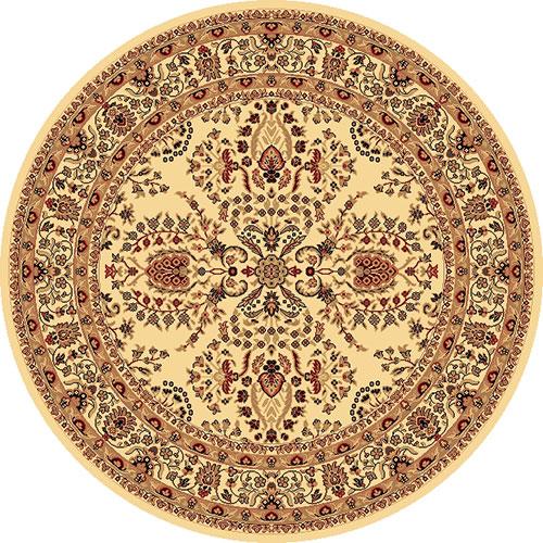 Rugs America(tm) New Vision Lilihan Round Rug - Cream