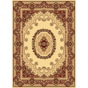 Rugs America(tm) New Vision Kerman Rectangle Area Rug - Cream