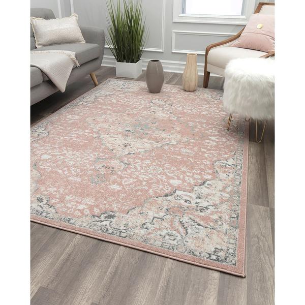 Rugs America(tm) Hailey Pink Amaranth Rectangle Area Rug