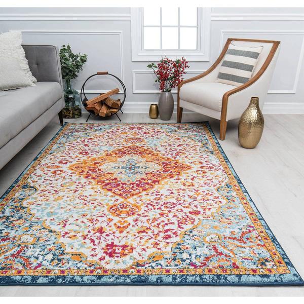 Rugs America(tm) Hailey Sweet Nectar Abstract Vintage Area Rug alternate view