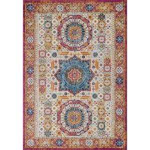 Rugs America(tm) Hailey Winter Melon Abstract Vintage Area Rug
