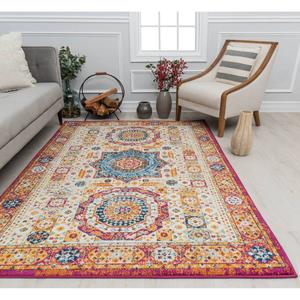 Rugs America(tm) Hailey Winter Melon Abstract Vintage Area Rug alternate view