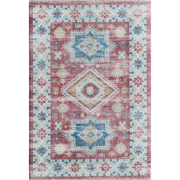 Rugs America(tm) Iggi Righteous Rosie Transitional Vintage Area Rug
