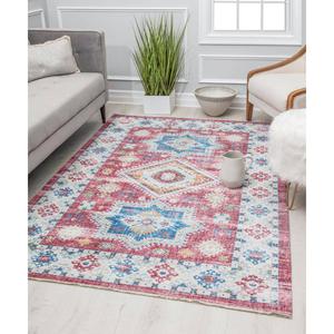 Rugs America(tm) Iggi Righteous Rosie Transitional Vintage Area Rug alternate view