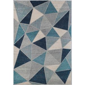 Rugs America(tm) Kaia Indigo Blue Geometric Contemporary Area Rug