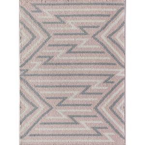 Rugs America(tm) Miko Strawberry Geometric Contemporary Area Rug