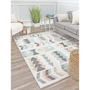 Rugs America(tm) Miko Mint Lime Geometric Contemporary Area Rug alternate view